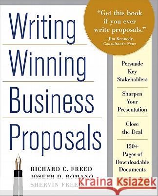 Writing Winning Business Proposals, Third Edition Richard Freed 9780071742320  - książka