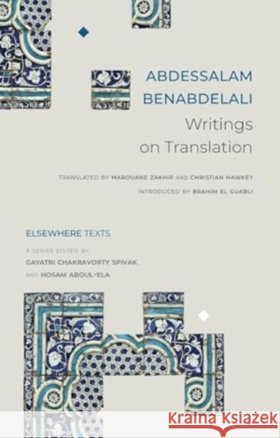 Writings on Translation Abdessalam Benabdelali 9781803095103 Seagull Books London Ltd - książka
