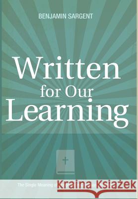 Written for Our Learning Benjamin C Sargent 9781498278584 Cascade Books - książka