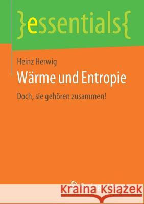 Wärme Und Entropie: Doch, Sie Gehören Zusammen! Herwig, Heinz 9783658269692 Springer Vieweg - książka