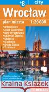 Wrocław plus 8 - plan miasta Praca Zbiorowa 9788379120413 Demart