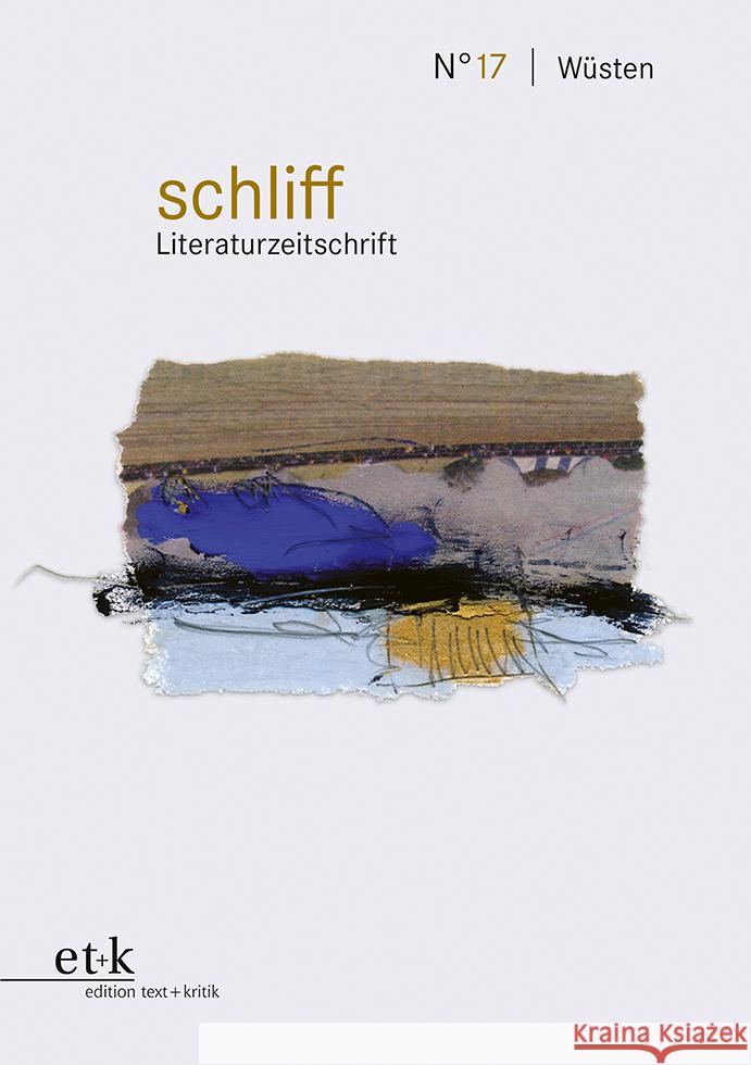 Wüsten  9783967077124 Edition Text und Kritik - książka