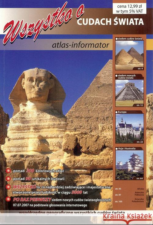 Wszystko o cudach świata Atlas Informator  9788394012212 Negus - książka