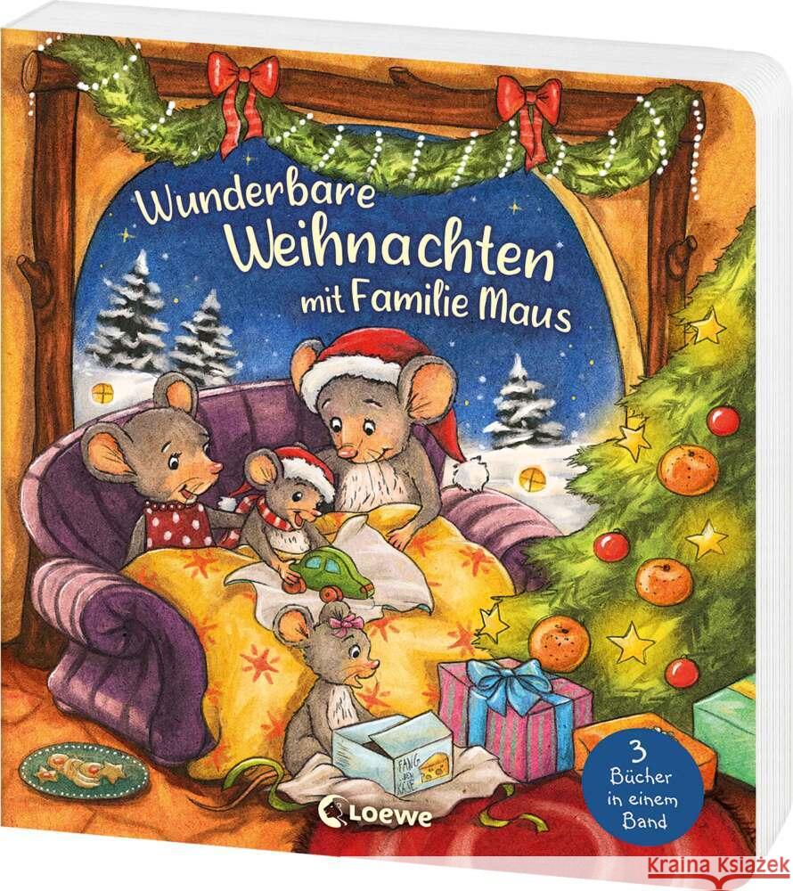 Wunderbare Weihnachten mit Familie Maus Schmidt, Hans-Christian 9783743218628 Loewe - książka