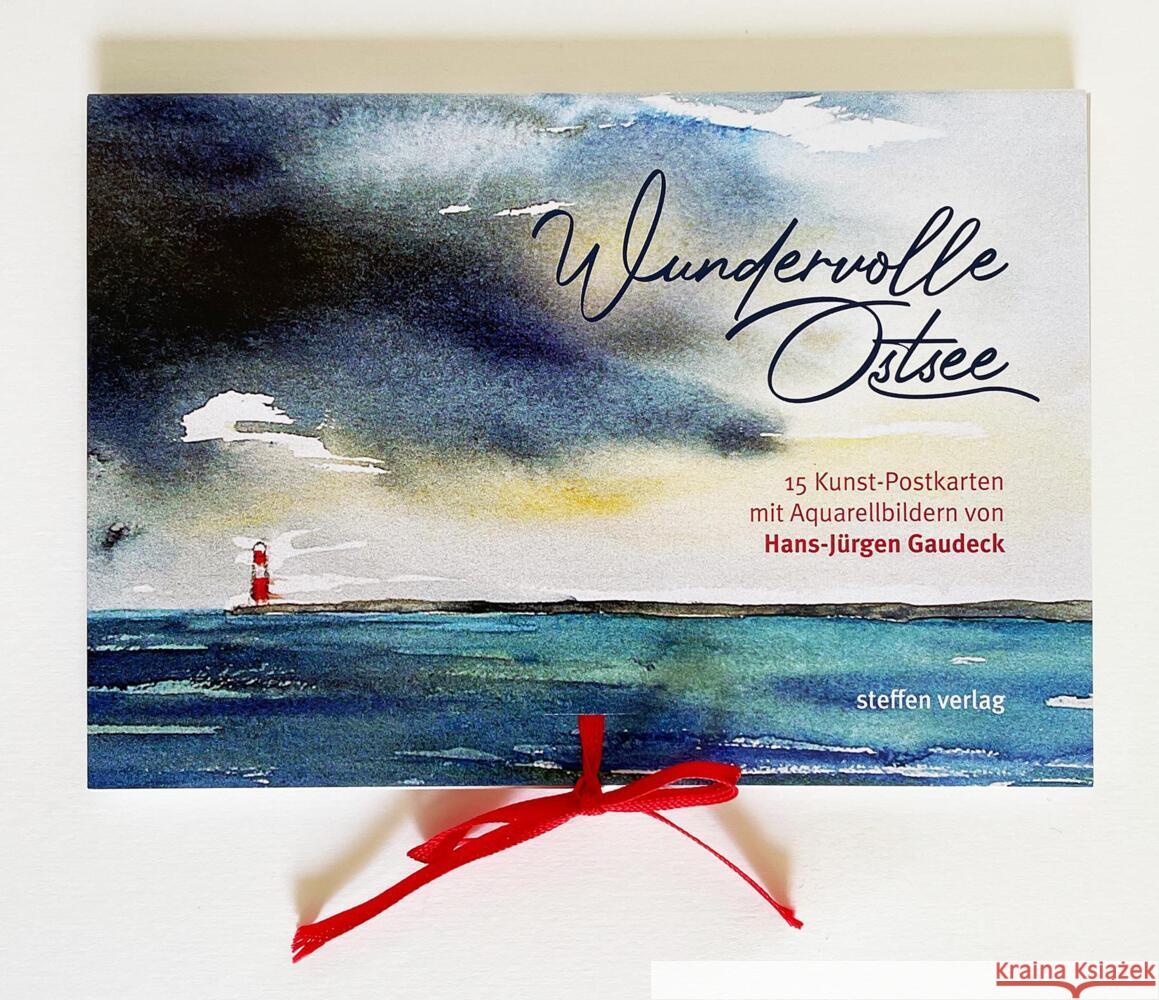 Wundervolle Ostsee Postkarten-Set Gaudeck, Hans-Jürgen 9783957991201 Steffen Verlag - książka