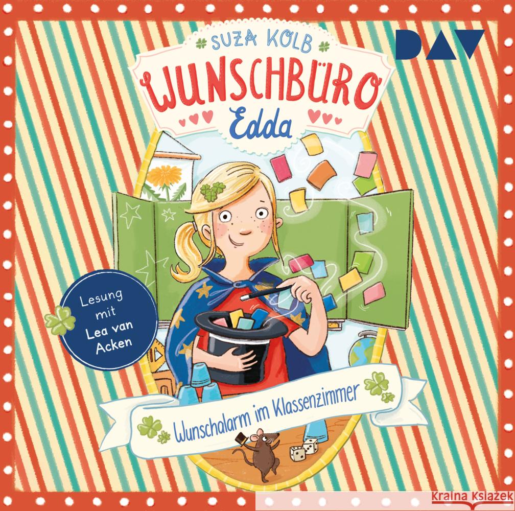 Wunschbüro Edda - Teil 4: Wunschalarm im Klassenzimmer, 1 Audio-CD Kolb, Suza 9783742416339 Der Audio Verlag, DAV - książka