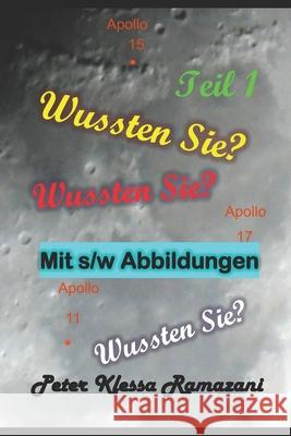 Wussten Sie?: Teil I Peter Klessa Ramazani 9781520994727 Independently Published - książka