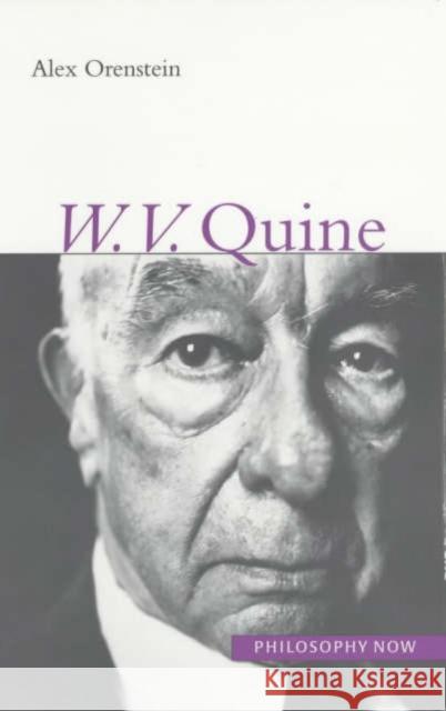 W.V.O.Quine Alex Orenstein 9781902683317  - książka