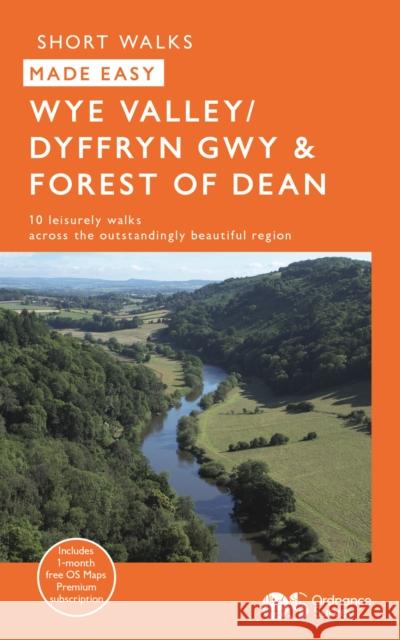 Wye Valley and Forest of Dean  9780319092910 Ordnance Survey - książka