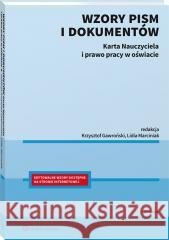 Wzory pism i dokumentów Krzysztof Gawroński, Lidia Marciniak 9788382867787 Wolters Kluwer - książka