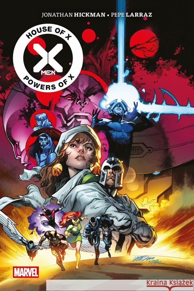 X-Men: House of X/Powers of X (Pocket Edition) Hickman, Jonathan, Larraz, Pepe, Silva, R.B. 9783741644955 Panini Manga und Comic - książka