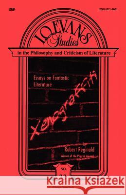 Xenograffiti: Essays on Fantastic Literature Reginald, Robert 9780809519002 Borgo Press - książka