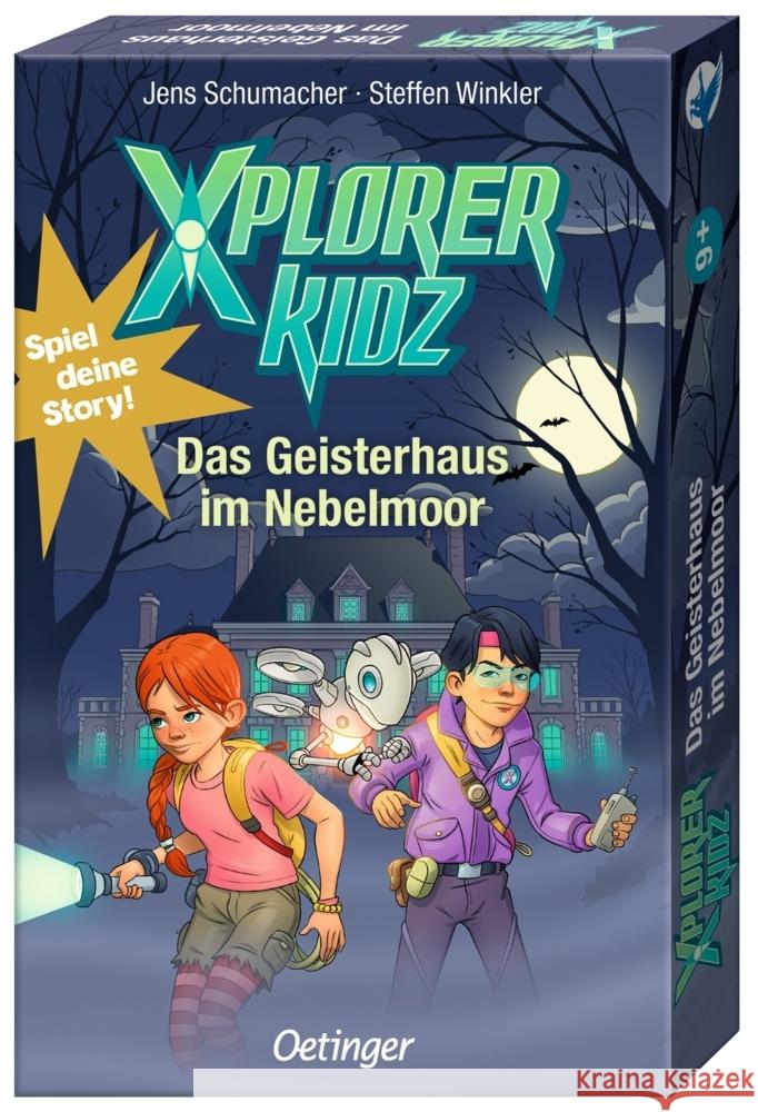 Xplorer Kidz. Das Geisterhaus im Nebelmoor Schumacher, Jens 4260512187088 Oetinger - książka