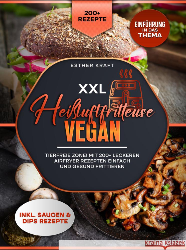 XXL Heißluftfritteuse Vegan Esther  Kraft 9789403787787 Bookmundo - książka