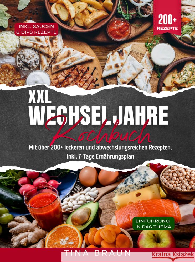 XXL Wechseljahre Kochbuch Tina Braun 9789403788258 Bookmundo - książka