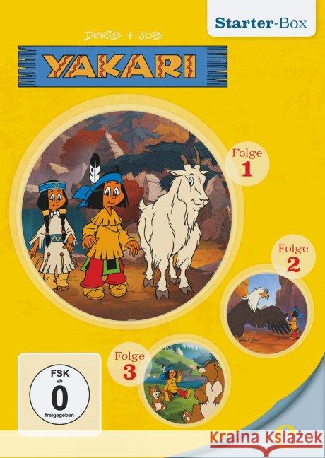 Yakari, Starter-Box, 3 DVDs : Folge 1-3  4029759098386 Edel Germany CD / DVD - książka