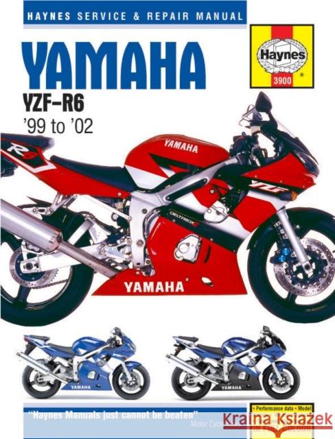 Yamaha YZF-R6 (99 - 02) Haynes Repair Manual Haynes Publishing 9781785213106 Haynes Publishing Group - książka
