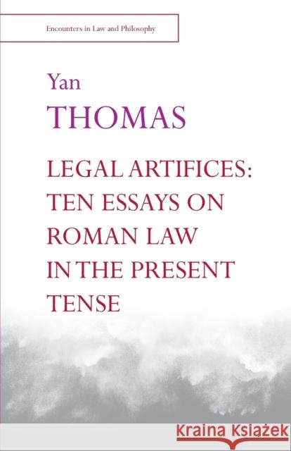 YAN THOMAS LEGAL ARTIFICES FRANCIS  COOPER 9781474446686 Edinburgh University Press - książka