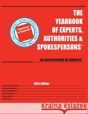 Yearbook of Experts, Authorities & Spokespersons Mitchell P. Davis 9780934333993 Broadcast Interview Source - książka