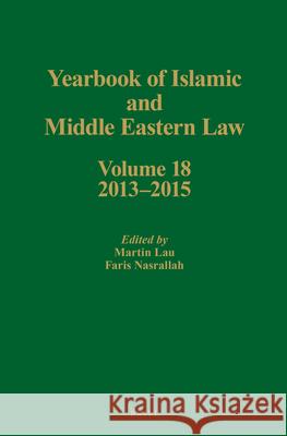 Yearbook of Islamic and Middle Eastern Law, Volume 18 (2013-2015) Lau 9789004341425 Brill - Nijhoff - książka