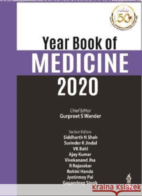 Yearbook of Medicine 2020 GS Wander   9789390020683 Jaypee Brothers Medical Publishers - książka