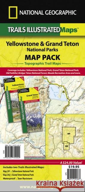 Yellowstone and Grand Teton National Parks [Map Pack Bundle] National Geographic Maps 9781597754002 Not Avail - książka