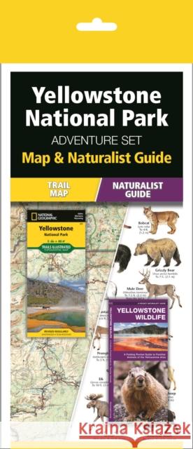 Yellowstone National Park Adventure Set: Map and Naturalist Guide National Geographic Maps                 Waterford Press 9781583559185 Waterford Press - książka