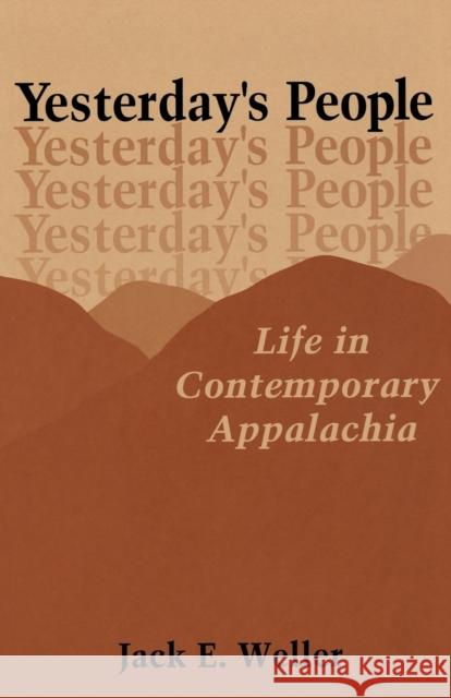 Yesterday's People-Pa Weller, Jack E. 9780813101095 University Press of Kentucky - książka