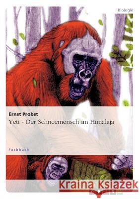 Yeti - Der Schneemensch im Himalaja Ernst Probst 9783656370161 Grin Publishing - książka