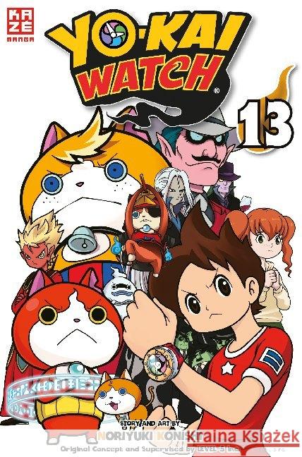 Yo-kai Watch. Bd.13 Konishi, Noriyuki; Level Five 9782889218400 Kazé Manga - książka