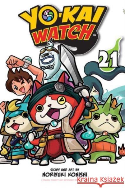 YO-KAI WATCH, Vol. 21 Noriyuki Konishi 9781974736973 Viz Media, Subs. of Shogakukan Inc - książka