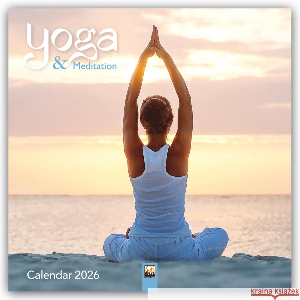 Yoga & Meditation Wall Calendar 2026 (Art Calendar) Flame Tree Studio 9781835623268 Flame Tree Publishing - książka