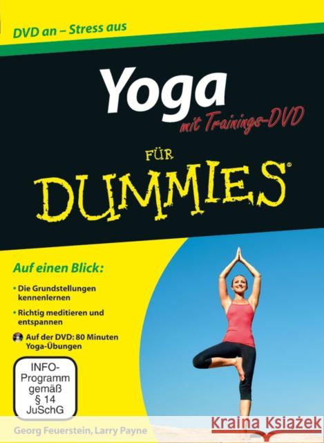 Yoga fur Dummies mit Video-DVD Georg Feuerstein Larry Payne Birgit Strunz 9783527708314 Wiley-VCH Verlag GmbH - książka