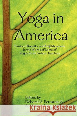 Yoga in America Deborah Bernstein 9780557046331 Lulu.com - książka