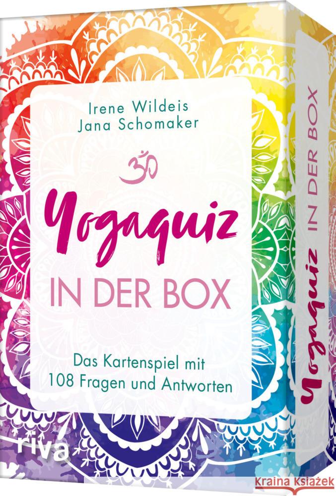 Yogaquiz in der Box Schomaker, Jana, Wildeis, Irene 9783742321961 Riva - książka