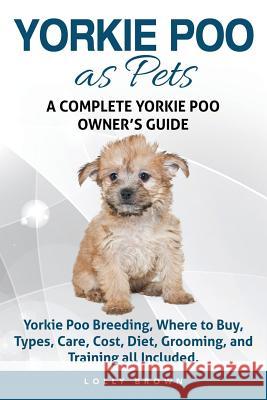 Yorkie Poo as Pets: Yorkie Poo Breeding, Where to Buy, Types, Care, Cost, Diet, Grooming, and Training all Included. A Complete Yorkie Poo Brown, Lolly 9781941070932 Nrb Publishing - książka