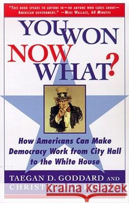 You Won--Now What?: How Americans Can Make Democracy Work from City Hall to the White House Taegan D Goddard, Christopher Riback 9780684852034 Simon & Schuster - książka