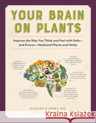 Your Brain on Plants: Improve the Way You Think and Feel with Safe--And Proven--Medicinal Plants and Herbs Elaine Perry Nicolette Perry 9781615194469 Experiment - książka
