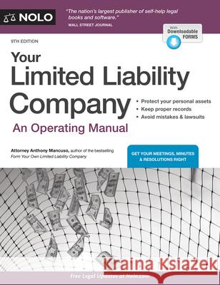 Your Limited Liability Company: An Operating Manual  9781413326437 NOLO - książka