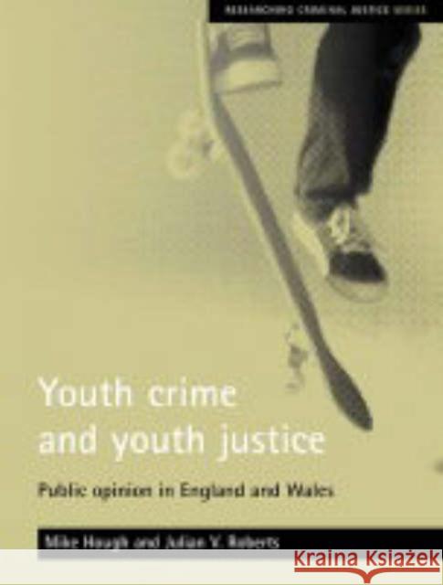 Youth Crime and Youth Justice: Public Opinion in England and Wales Hough, Mike 9781861346490 Policy Press - książka