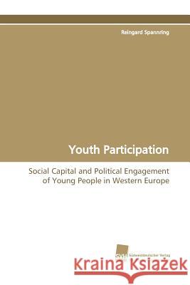 Youth Participation Reingard Spannring 9783838104850 Sudwestdeutscher Verlag Fur Hochschulschrifte - książka