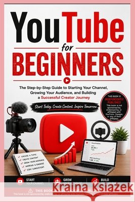 YouTube for Beginners: The Step-by-Step Guide to Starting Your Channel, Growing Your Audience, and Building a Successful Creator Journey Greyfield, Sydney 9798181738447 Independently Published - książka