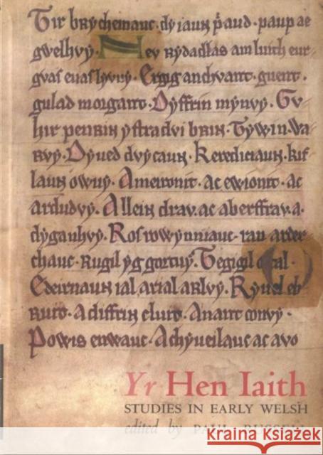 Yr Hen Iaith : Studies in Early Welsh Paul Russell 9781891271106 Celtic Studies Publications - książka