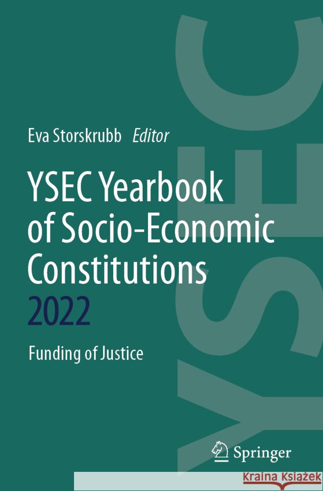 YSEC Yearbook of Socio-Economic Constitutions 2022  9783031385124 Springer - książka