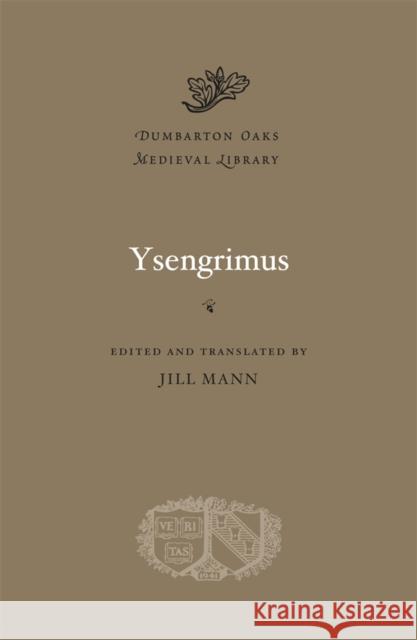 Ysengrimus Jill Mann 9780674724822  - książka
