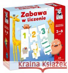 Zabawa w liczenie. Układanka edukacyjna 3-6 lat Hubert Bobrowski, Magdalena Popovics, Pola August 5904905917119 Kapitan Nauka - książka