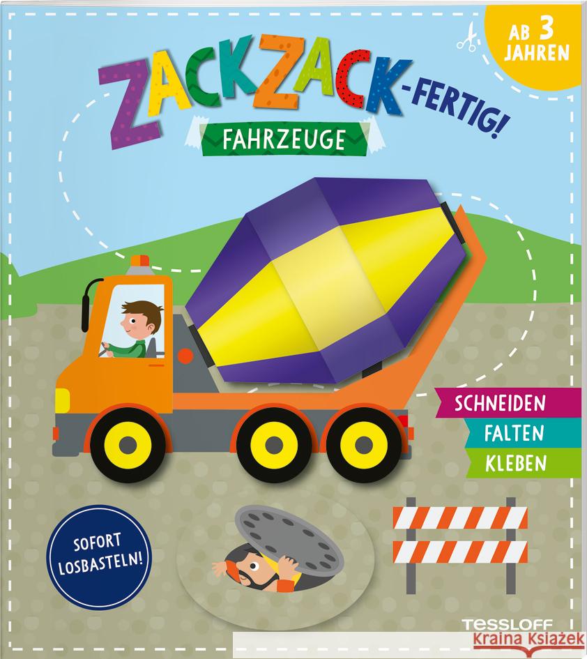 Zack, zack - fertig! Fahrzeuge  9783788647100 Tessloff Verlag Ragnar Tessloff GmbH & Co. KG - książka