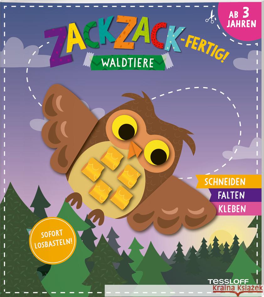 Zack, zack - fertig! Waldtiere  9783788647094 Tessloff Verlag Ragnar Tessloff GmbH & Co. KG - książka
