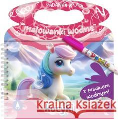 Zadanka & malowanki wodne. Kucyki Wioleta Żyłowska 9788382079845 Skrzat - książka