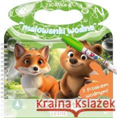 Zadanka & malowanki wodne. Zwierzęta leśne Wioleta Żyłowska 9788383981055 Skrzat - książka